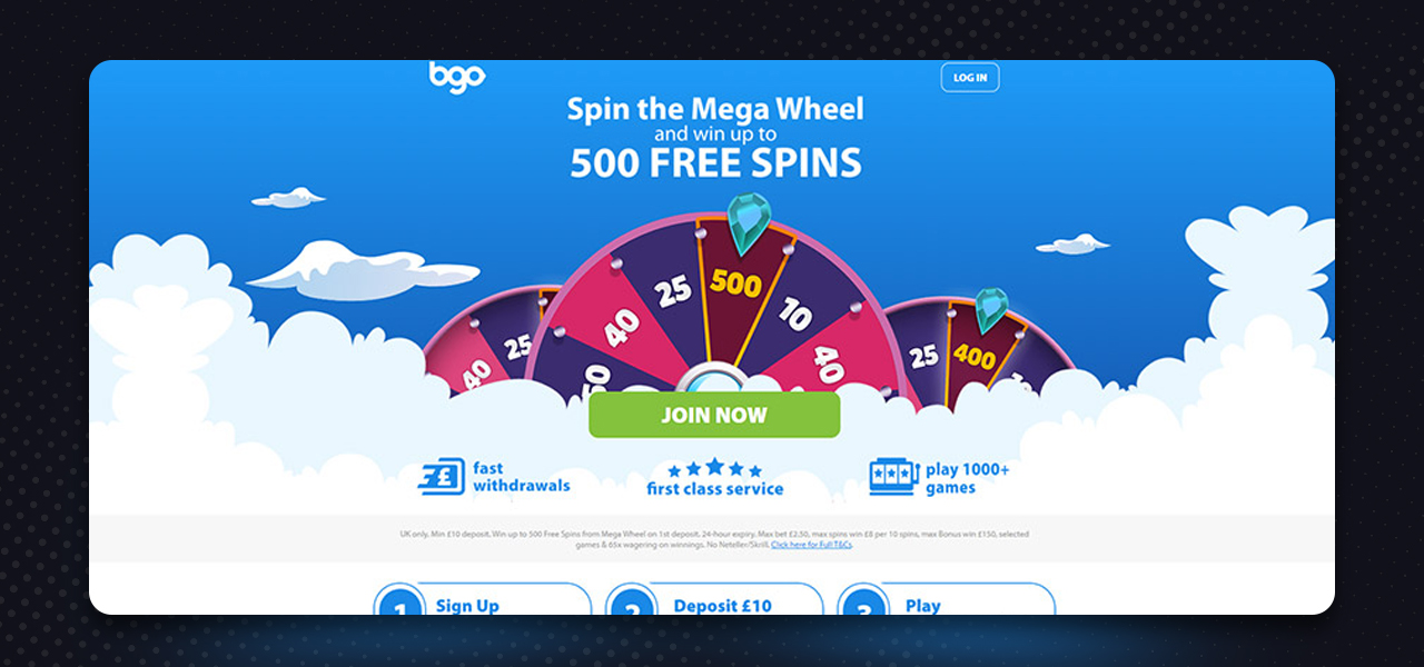BGO casino bonuses